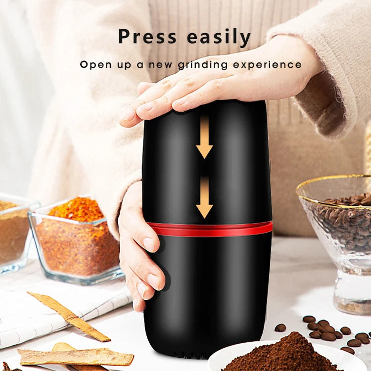 Customize Your Logo Household Powerful Beans Herbs Spice Nuts Mill powder maker Multifunction Electric Coffee Grinder