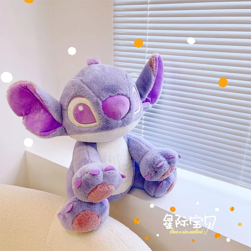 Cute Stitch purple doll toy kids birthday presents play toys plush
