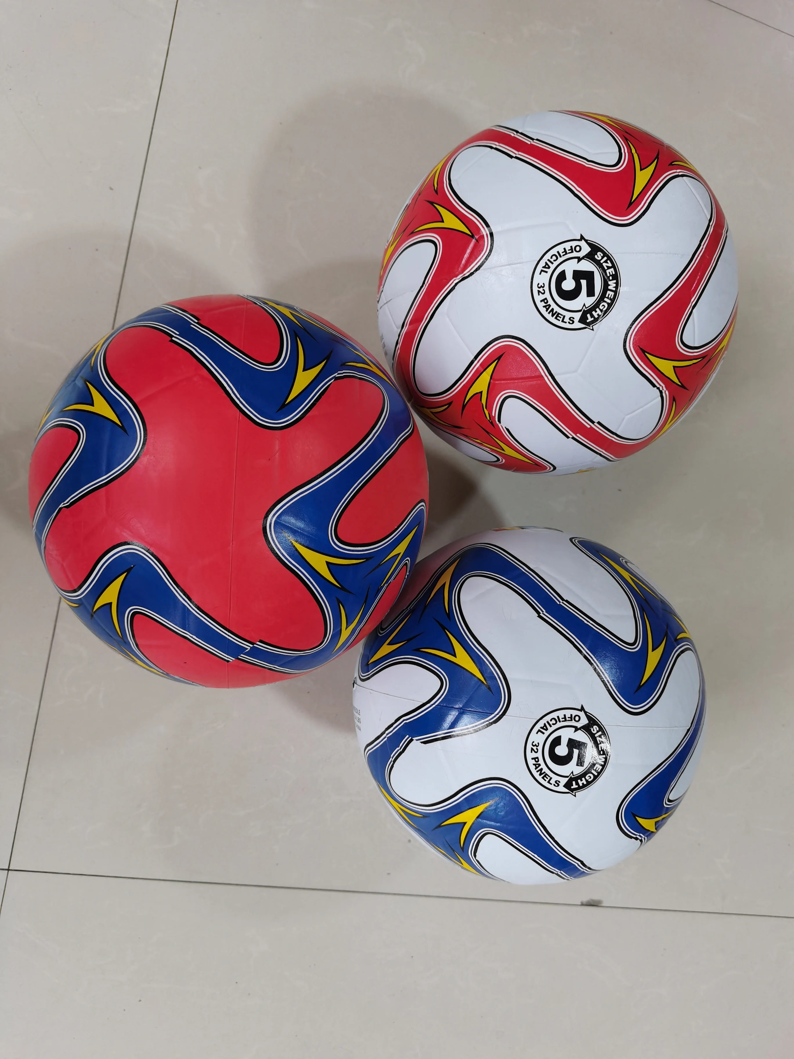 World Cup Sport Ball 1 Soccer Training Rubber Football