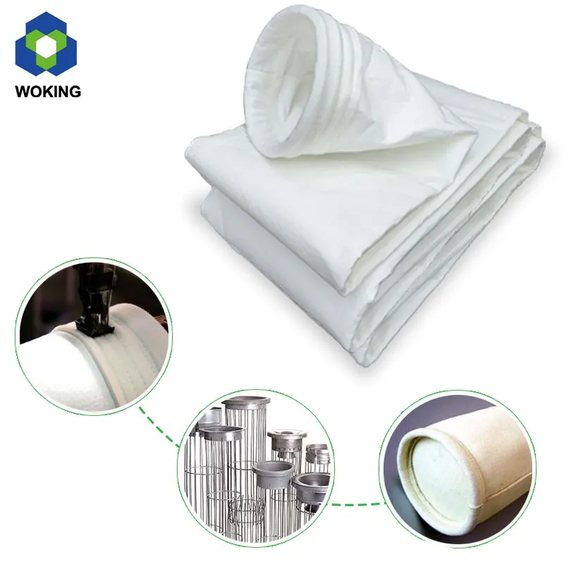 Non woven dust collector bag filter dust collector industry filter cloth toz torbasi makinesi