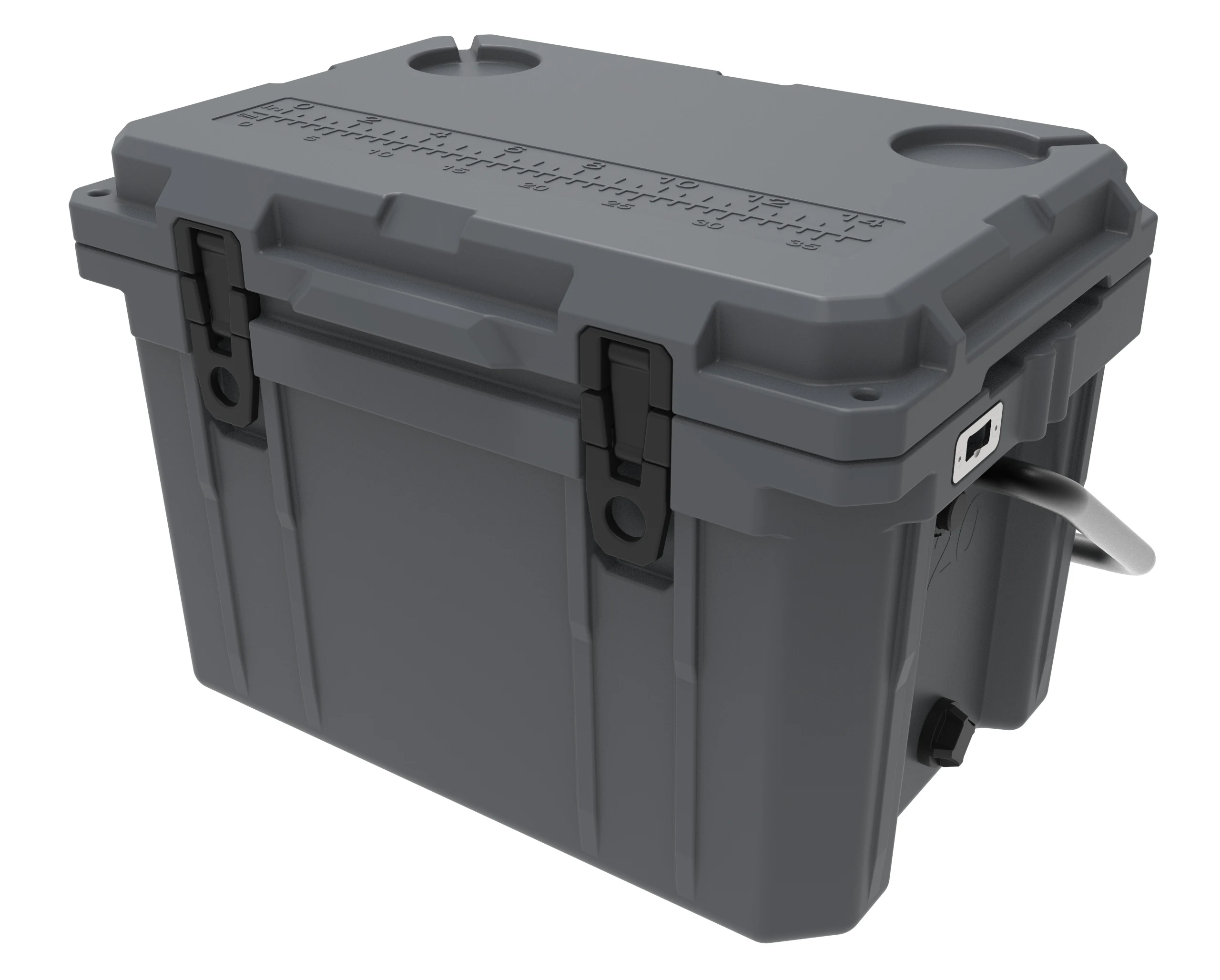 Custom Outdoor Camping Picnic ODM Food Storage Cooling Beer Cooler 20L Waterproof Hard Rotoplastic