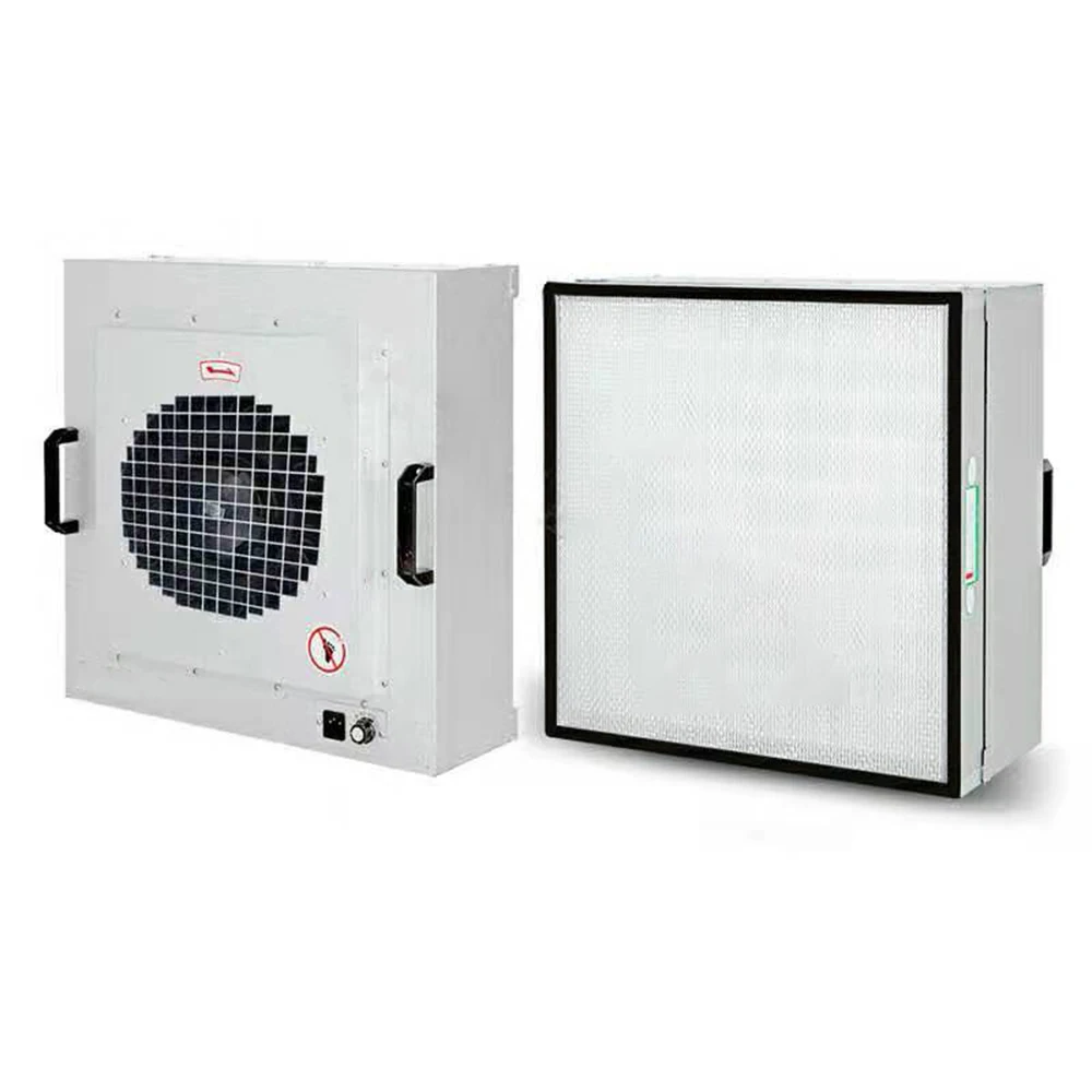 Easy Installation High Efficiency Galvanized Steel Flow Hood Ceiling Ffu Hepa Filter Fan Filter Unit Ffu Air Cleaning Equipment