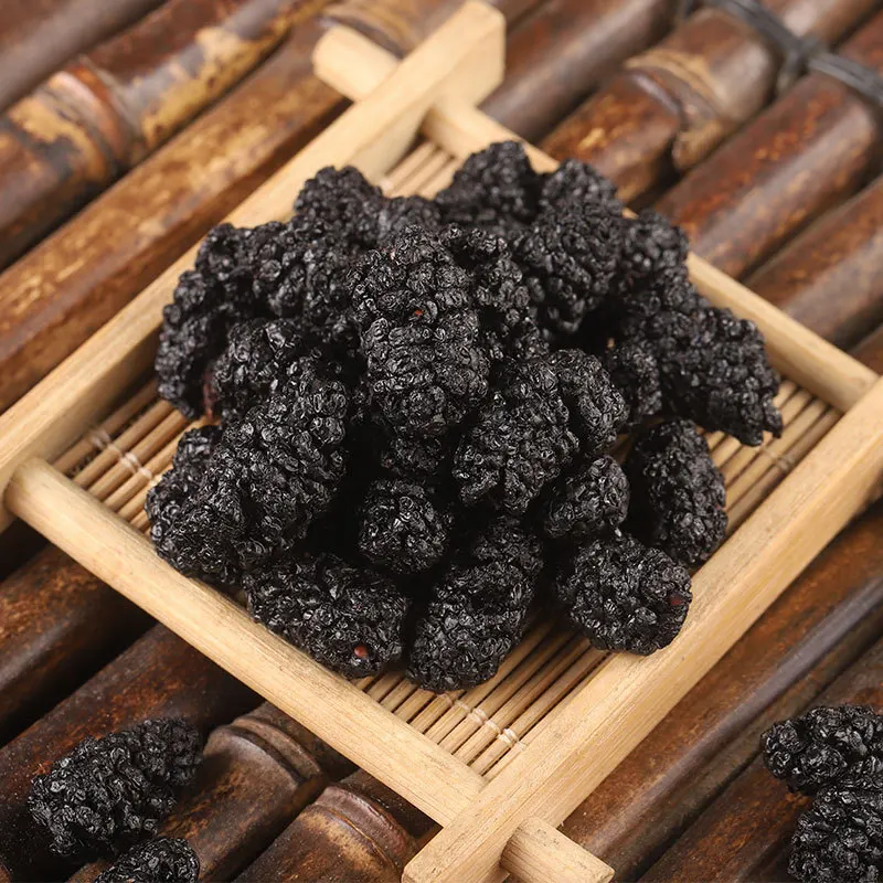 Huaran Yuling China dry fruit wholesale black sweet Dried Mulberry For eating