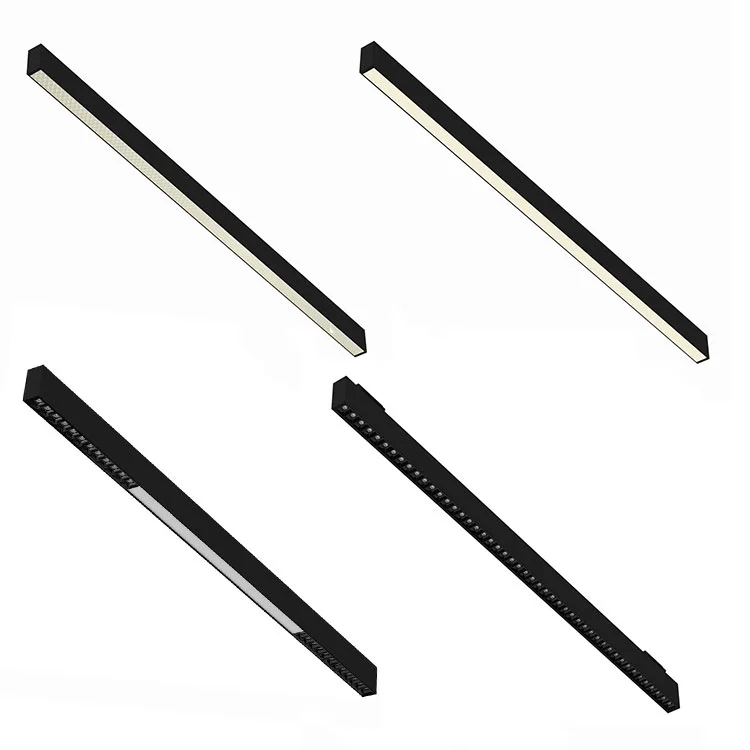 L30 30mm wide slim linear light small beam angle  LENS UGR<13 suspension surface mount office/shop lighting