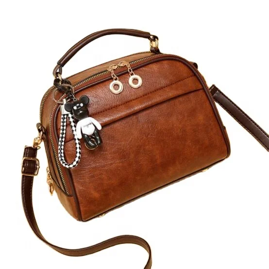Newly fashion creative crossbody messenger bag womens PU leather handbag