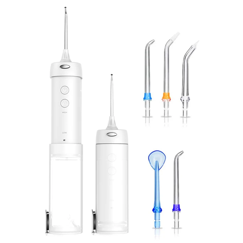 Portable Rechargeable Tooth Care Water Pick Teeth Cleaner Oral Irrigator Dental Water Flosser