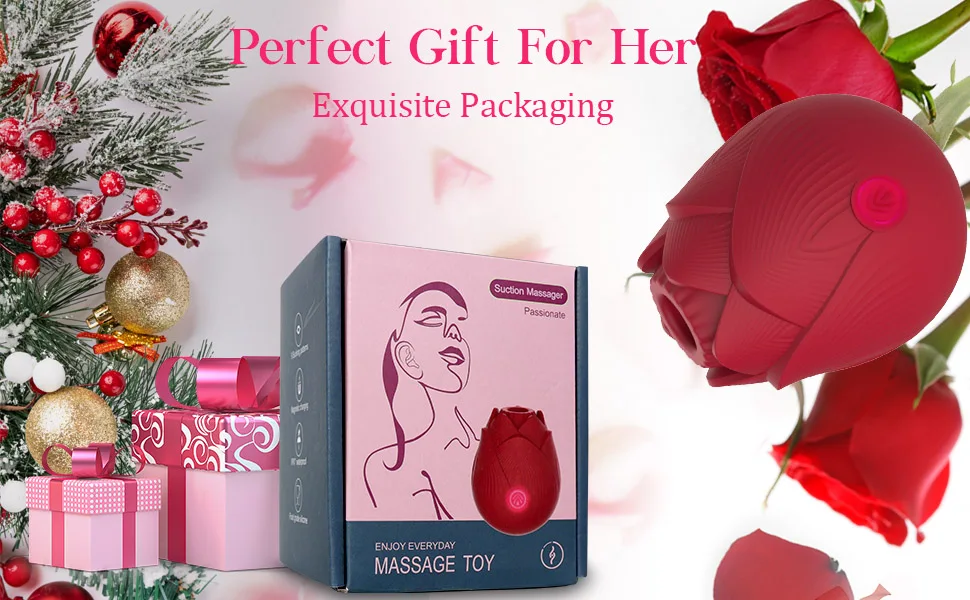 Good quality tongue adorime clitoral sucking posture locking bulk sex toy shaped red rose sexual vibrator
