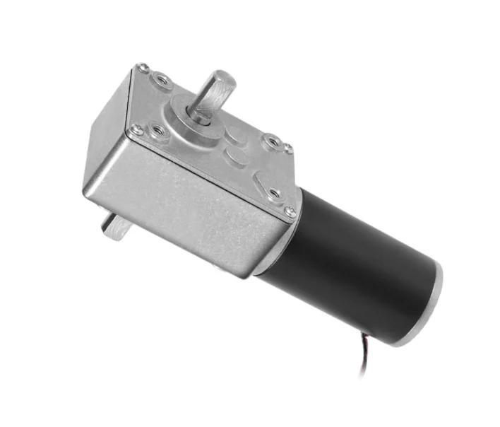 Low speed A5840-31ZYS high torque 12v dc worm gear motor for smart home, boat, car, trash can motor