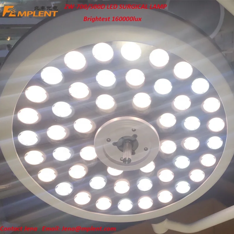 ZW-700/500D новая двойная купольная Светодиодная лампа OT медицинское хирургическое освещение потолочный рабочий светильник