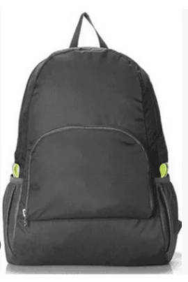 Promotional Cheap Outdoor Travel light Folding Back Pack Polyester Foldable Backpack In Stock