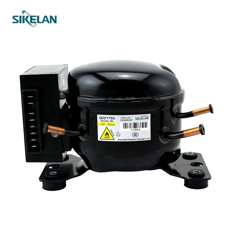 12v compressor fridge DC compressor QDZY75G R600a 56W