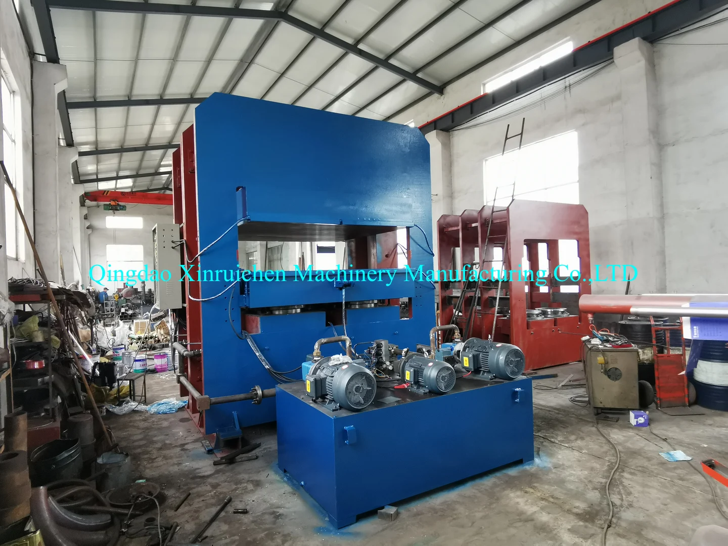 Large Flat Plate Vulcanizer Plastic Rubber Molding Machine/Hot Press Vulcanizer Fully Automatic
