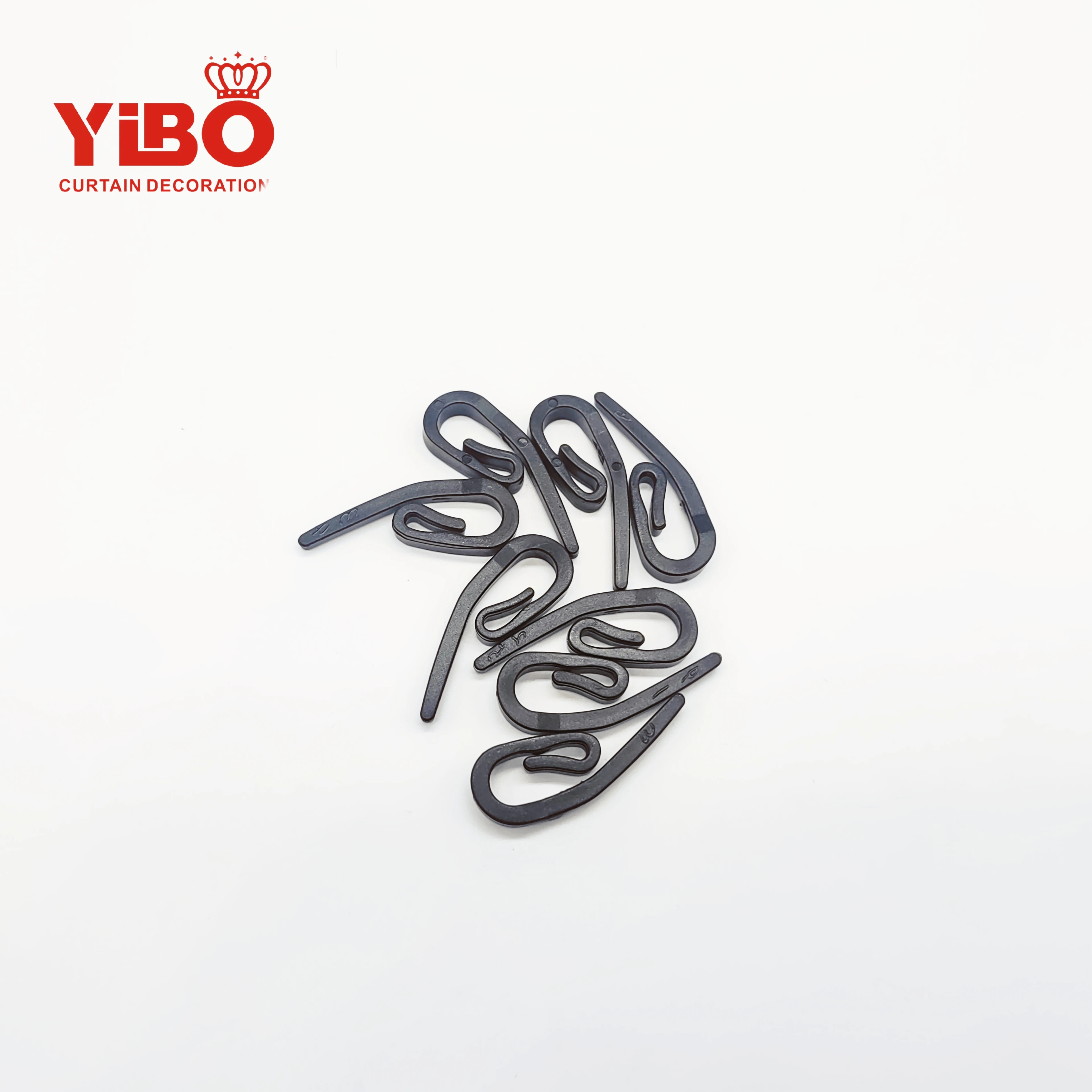 Curtain plastic S hook curtain hook white hook transparent cloth tape