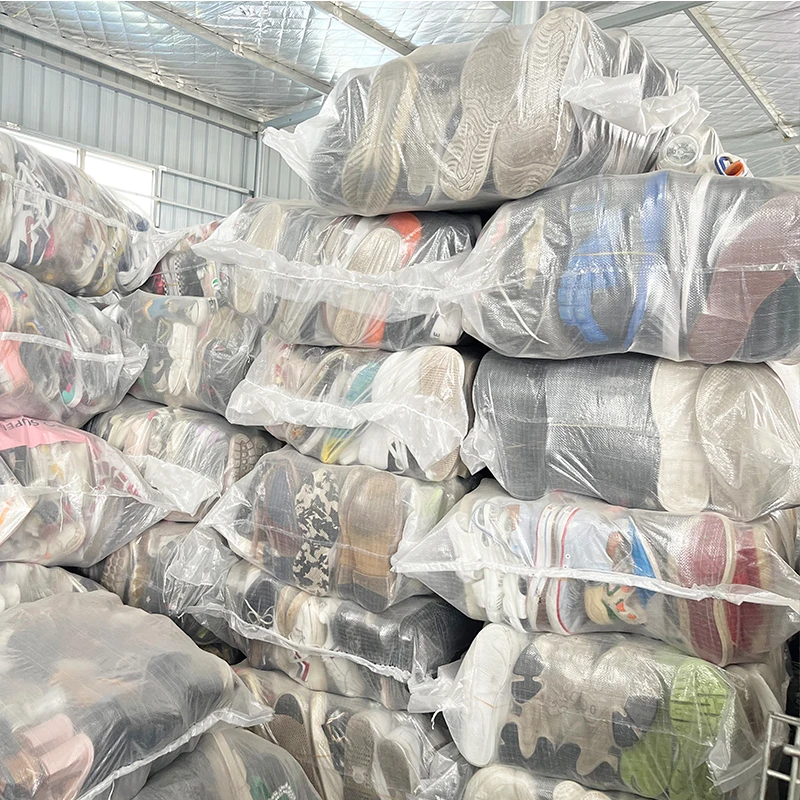 wholesale summer used sandals for women second hands shoes stock cheaper price low kgs door to door mixed bales in box