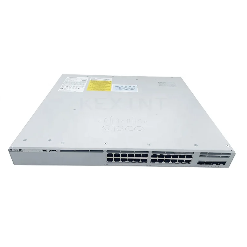 Новый оригинальный C9300L 24 порта POE 4x10G сетевой коммутатор C9300L-24P-4X-E