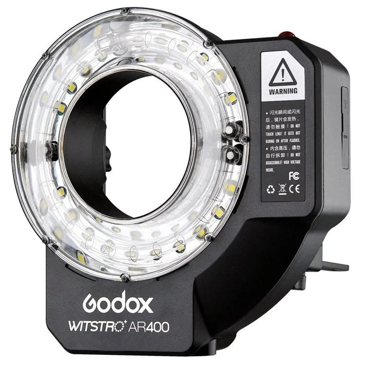 Godox AR400 Macro Ring Photo Studio Flash Photographic Light Kit For 6d 70d