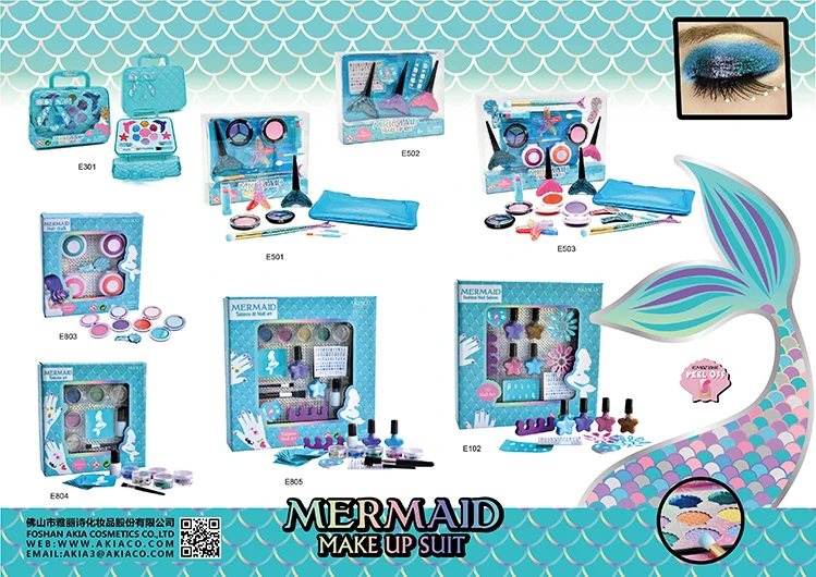 AKIACO hot sell private label girls makeup cosmetic set children & babys makeup