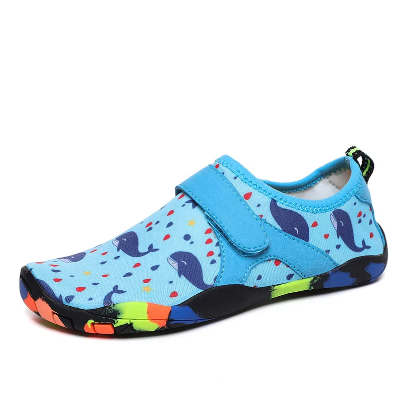 Comfortable Boys Girls Barefoot Beach Water Shoes Quick Dry Closed-Toe Aquatic Sports Sandals Toddler Pool Swim Kids Aqua Shoes