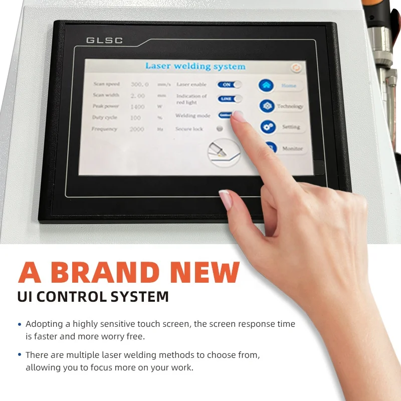 Handheld High Efficiency Thick Cutting Metal Welding Rust Removal Cutting 3 in 1 Fiber Laser Welding Machine
