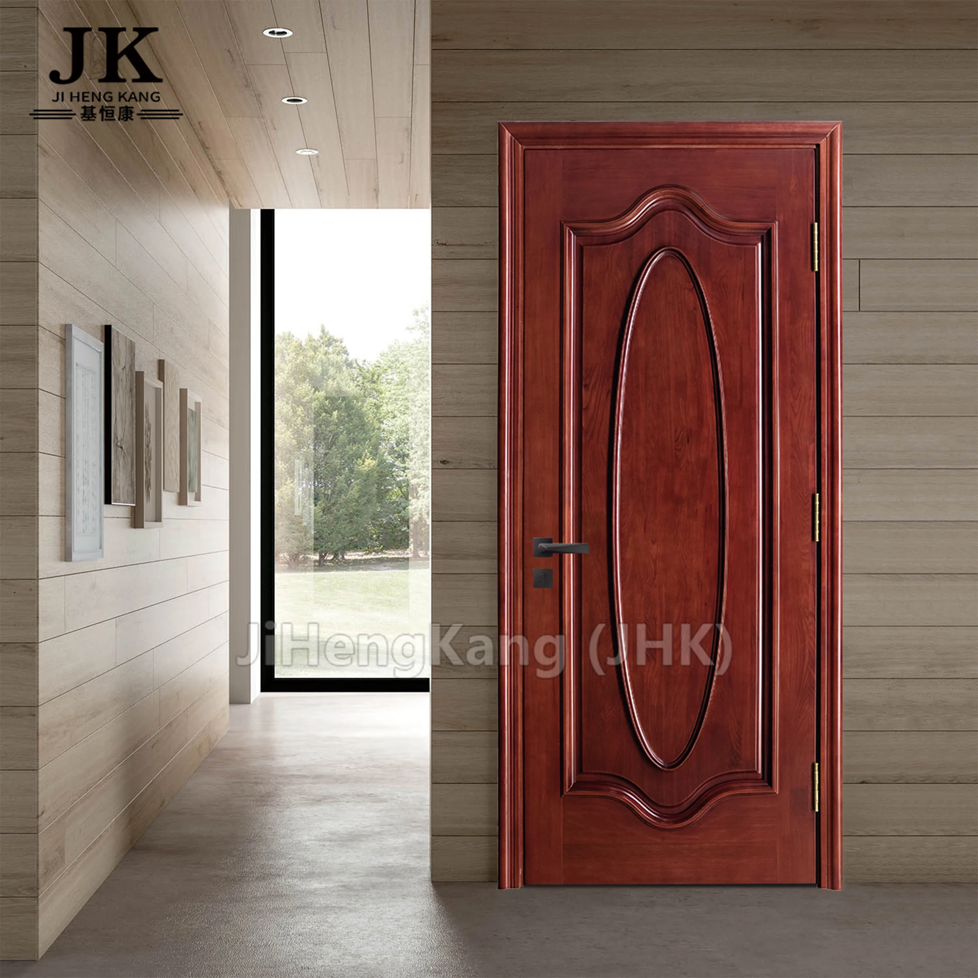 JHK-000 Whole Sale Price Painted Door Wood Veneer Door
