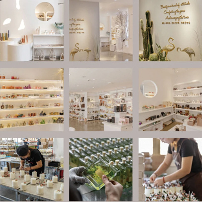 Home Decoration INS Style Cube Candle Soy Scented Decorative Candles Aromatic Scented Candles