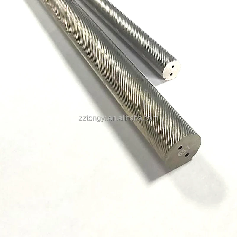 Tungsten Carbide Spiral Hole Rod From 3 to 32 mm