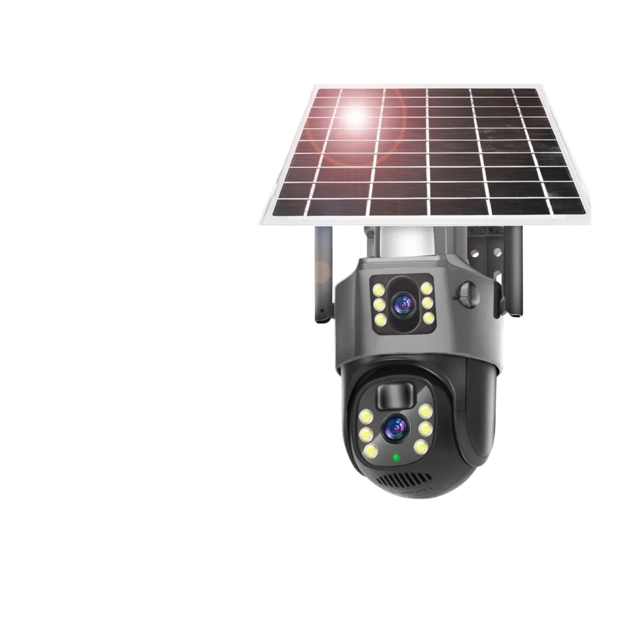 Senhuo V380, 4K Dual Lens, WIFI Solar, CCTV, 10x Zoom Outdoor Security IP Protection 360 Camera,