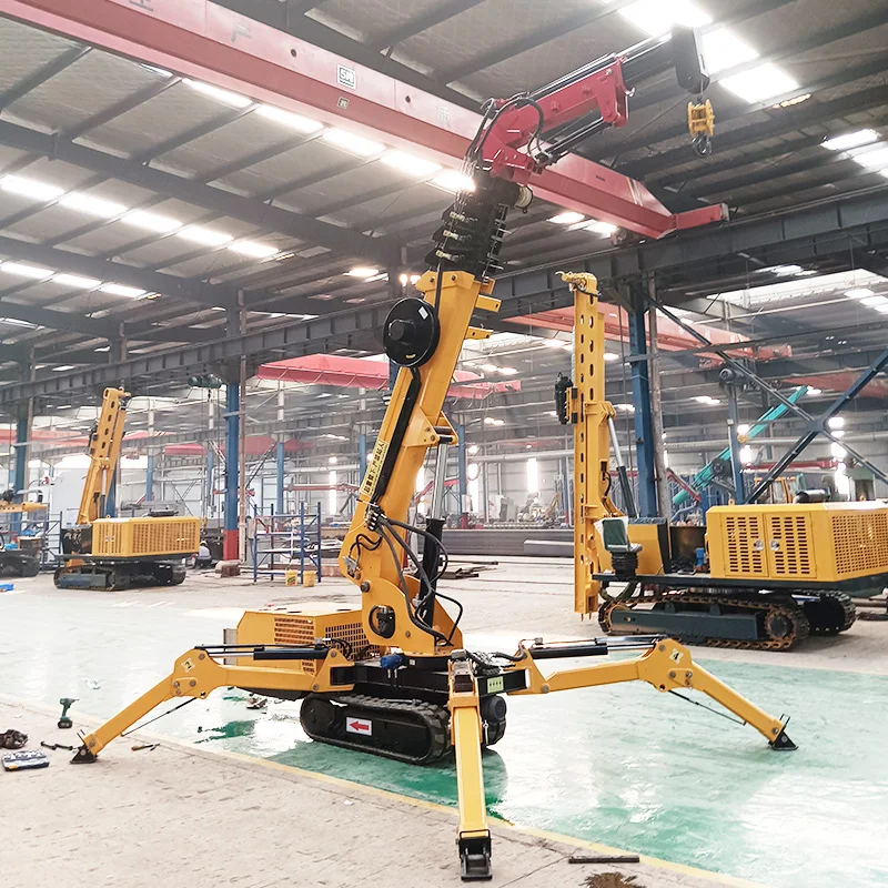 Diesel engine and electric motor 3 Ton Hydraulic Engine Crane