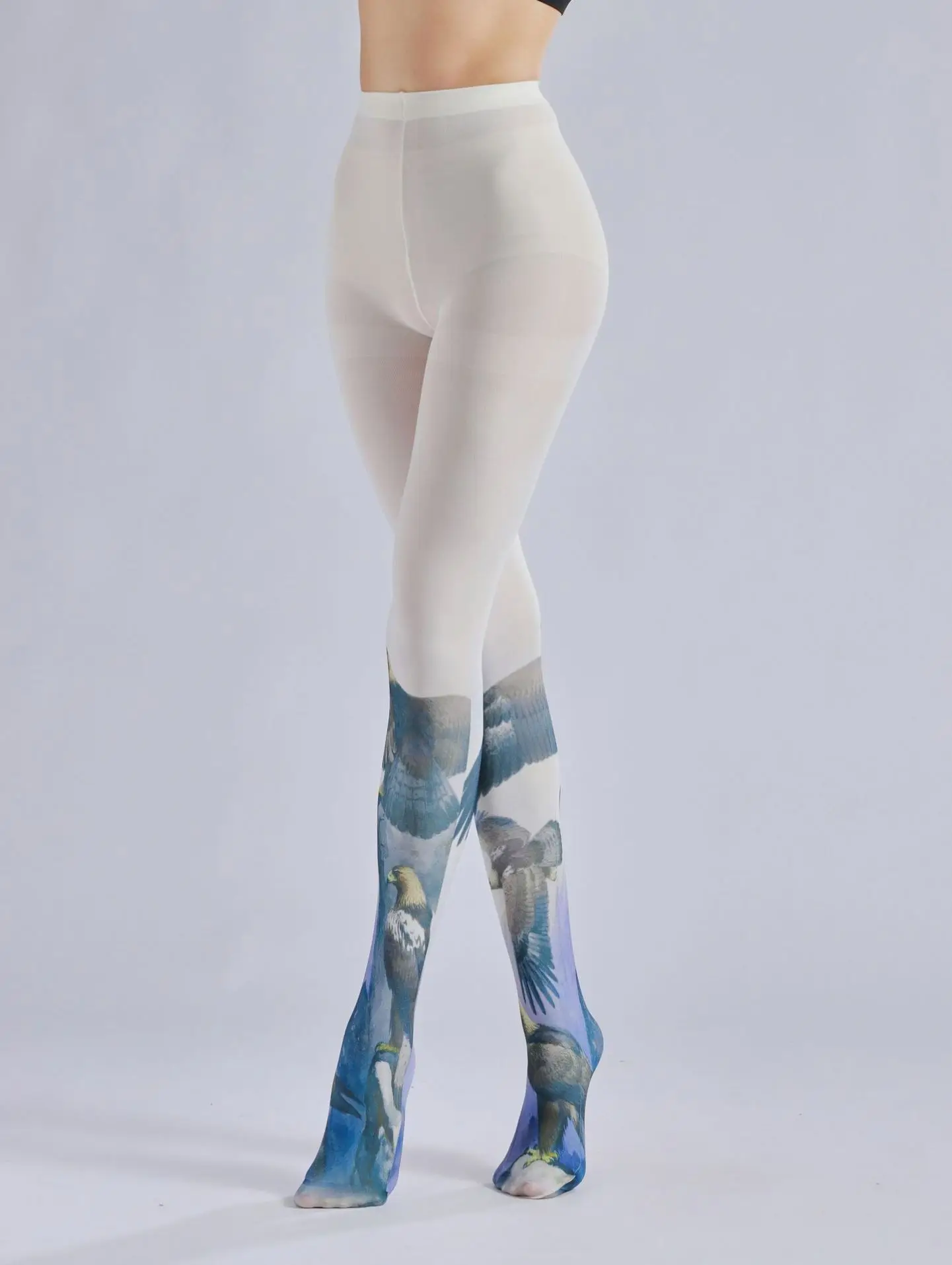 Custom Dark Eagle Base Socks Original Pattern Printed Pantyhose