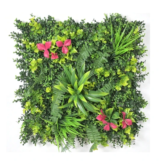 manufacture price plastic wall plant artificial green plant for wall decoration supplier