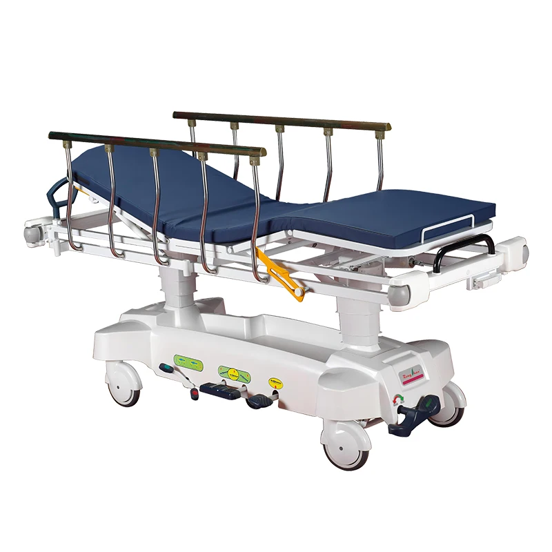 RC111-B  folding ambulance stretcher  for hospitals folding emergency trolleys