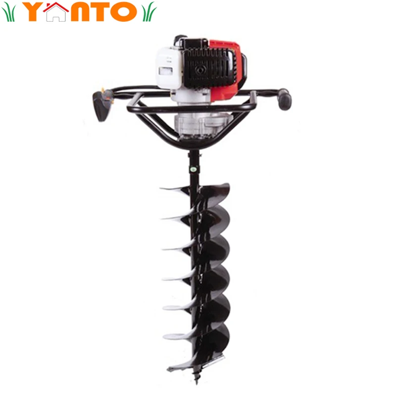 AG43 Gasoline Engine 43cc 4 Stroke Petrol Gas Earth Auger Post Hole Digger Power Ground Drill Digger Machine with CE