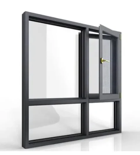 Cheap modern balcony home villa drawing room design aluminium glass  casement windows