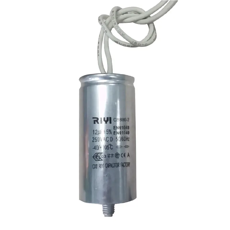CBB80-3 Aluminium case fluorescent light capacitor