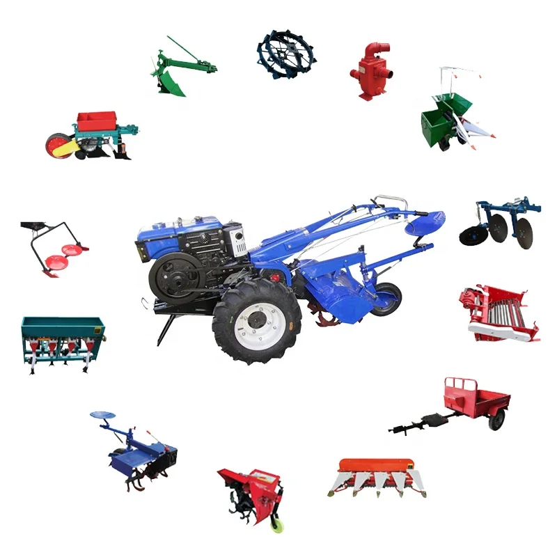  Мини ходьба tractor12-22hp с высоким качеством и конкурентоспособной идущий сзади тракторы-натриевый вкладыш