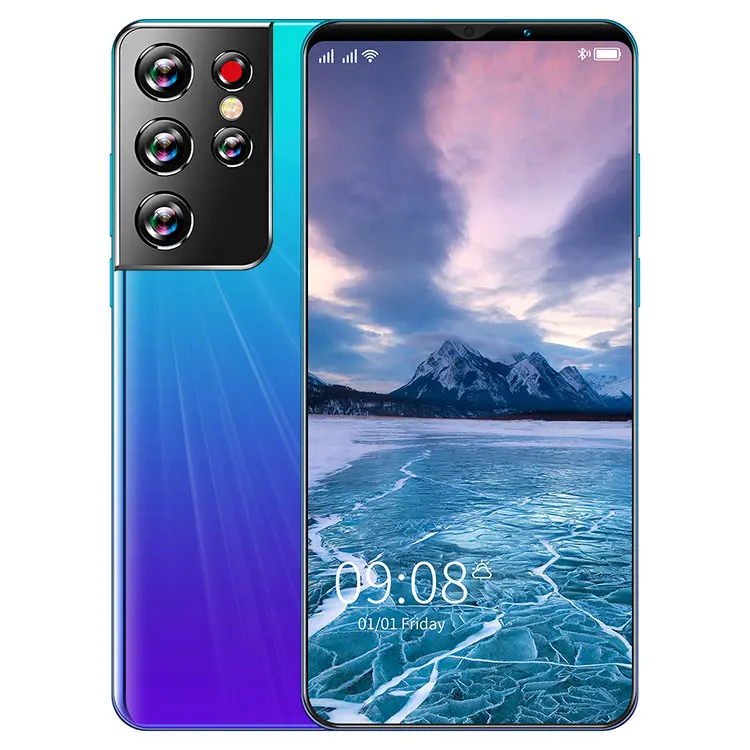 
S21U android low price smart phone 6.1 Inch 4GB+64GB new smart phone cell phones smartphones 