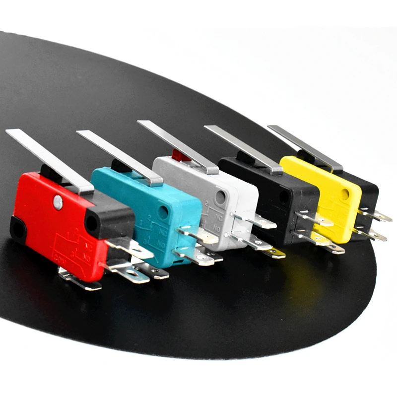 Custom Multi-Color PushButton Switch T125 Push-button Micro Switch PCB Power Push Button 1P 2P 3P 4P NC NO Switch