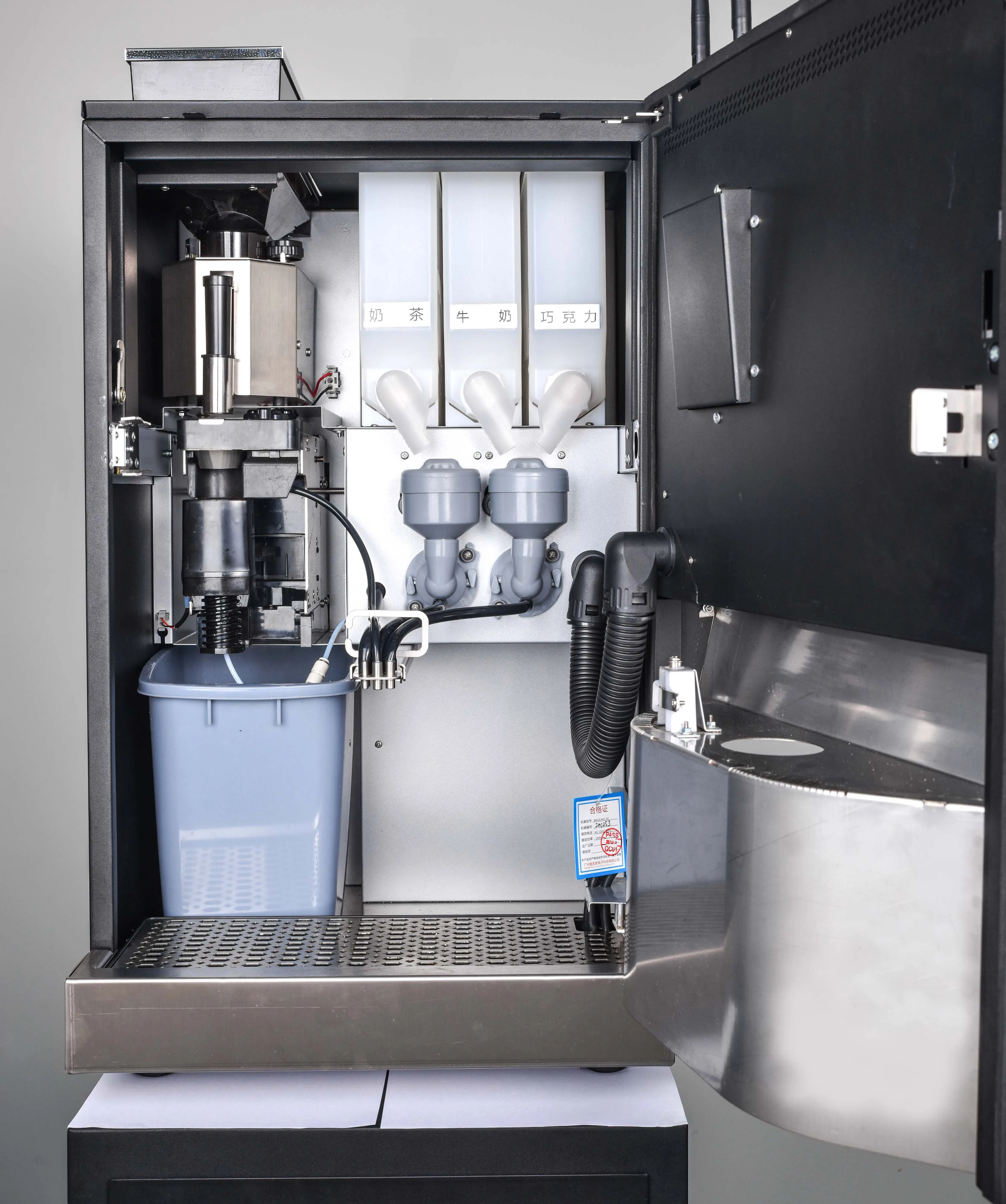 MACES4C-00 Bean to Cup Freshbrew Coffee Vending Machine with 15.6inch Capacitance screen automatic coffee machine with grinder c