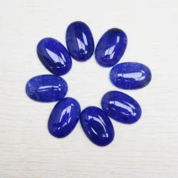 Natural Stone Flat Bead 20x30mm No Hole Dragon Veins Agates Oval CAB Cabochon Stone  for Jewelry Making Accessories