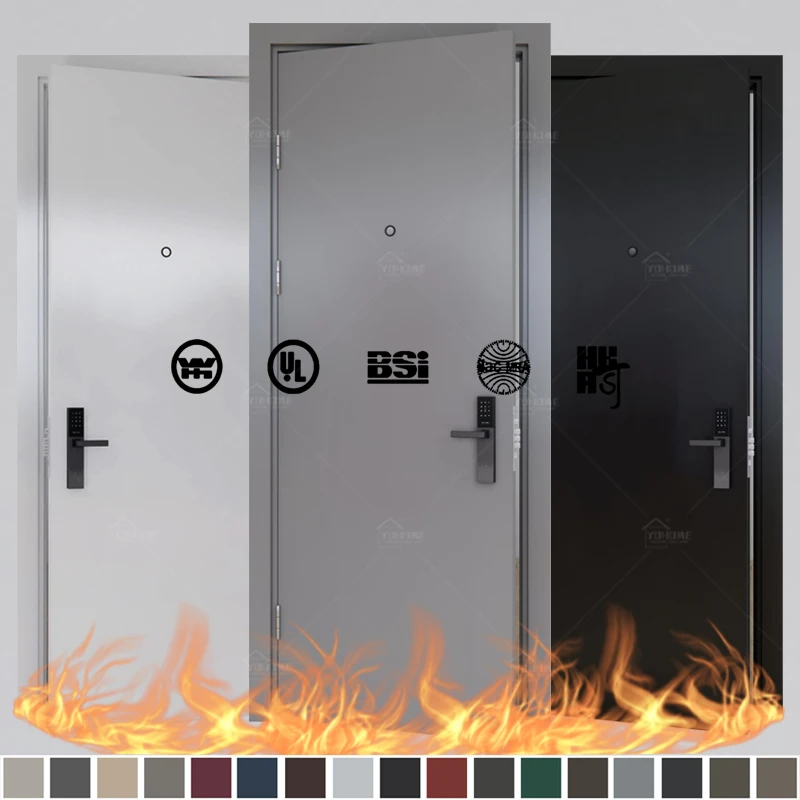 China top manufacturer custom wooden fire door ei30 europe internal fire door ei60 europe fire rated door ei90 europe