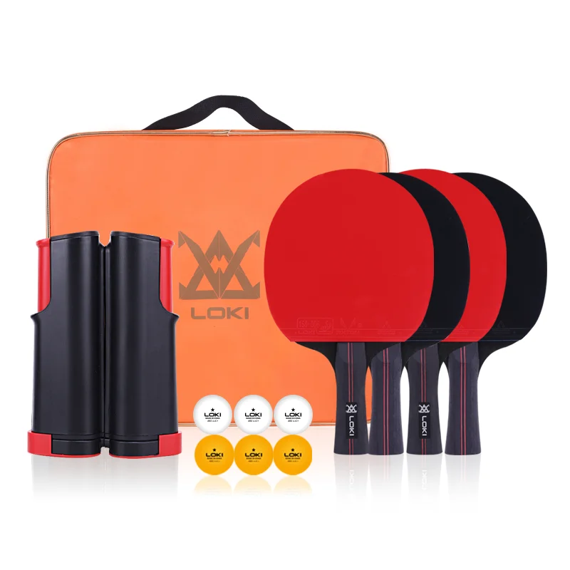 LOKI SW-254 OEM/ODM table tennis racket professional ping pong racket set table tennis racket for sale