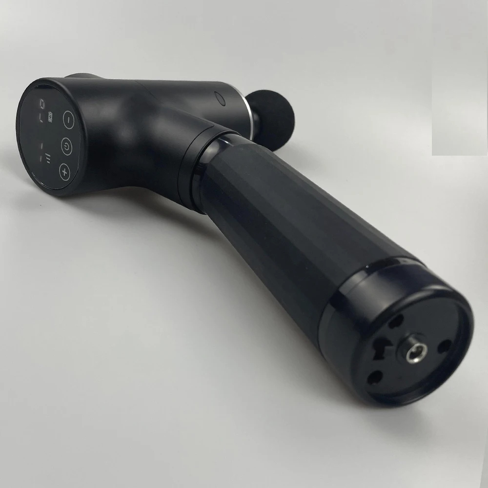 Heat 10 Mm Amplitude 20 Speed 17 Head Handheld Massage Gun Deep Tissue Powerful Muscle Massage Gun Handle Partly Rotatable
