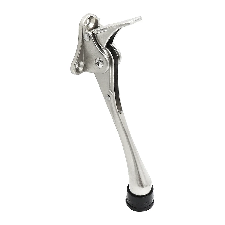 Kickdown Door Holder Large Size 5 Inch Semi-Automatic Doorstop Open with Spring Lever