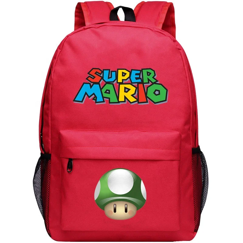 Wholesale custom oxford student kids children super mario mochila school bookbag bolsa super mario backpack