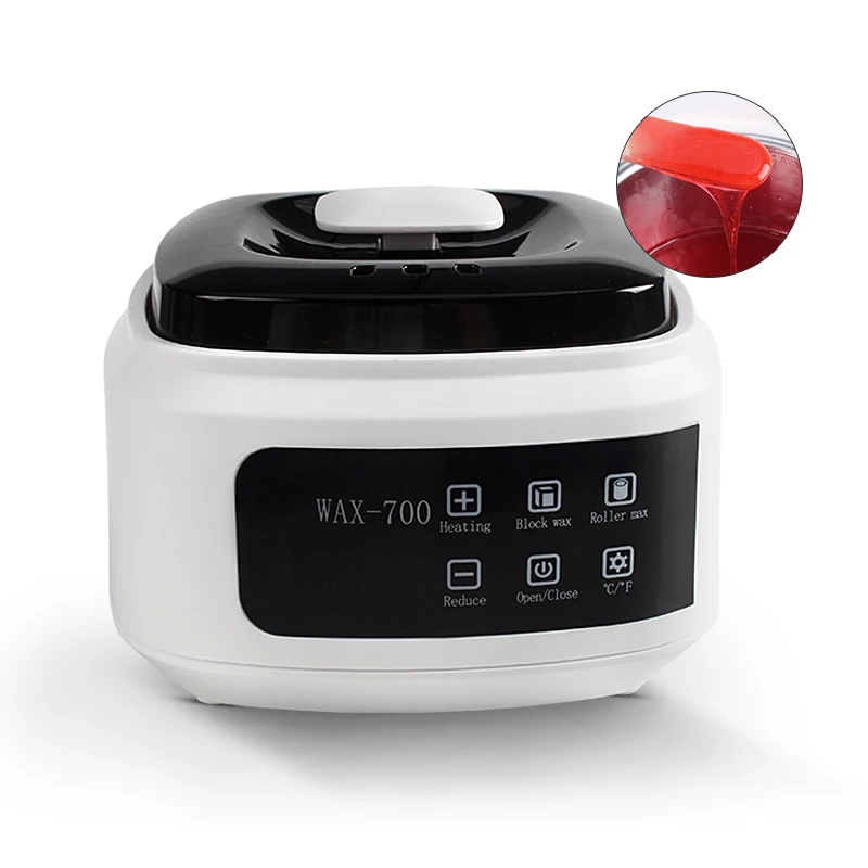 Parafin Wax Machine 500ml White High Power Touch Wax Depilate Machine for Hand Foot Therapy Warmer Wax Pot