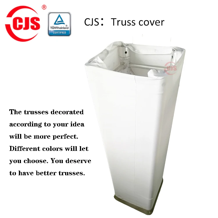 Premium Wrap F34 Truss ornament  White black Stretch Fabric stage truss cover Fireproof and waterproof
