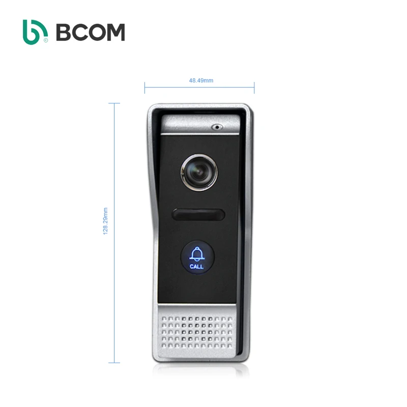 Bcomtech Waterproof 7 Inch Indoor Monitor TCP/IP Video Door Phone SIP Video Camera Intercom Lock Wireless Intercom System