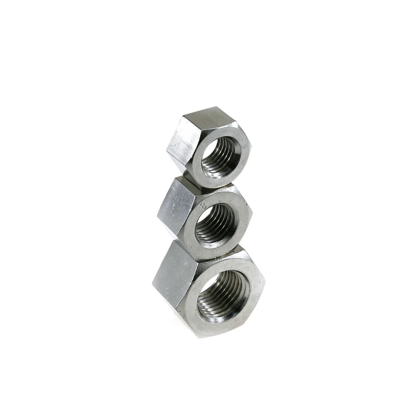 ASME B18.2.2 Plain Finish 3/16' 1' 2' 3' UNC Stainless Steel 304 A194-8 Hex Nuts