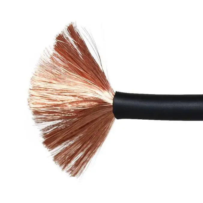 Высокое качество AWG 1/0AWG 4/0AWG резиновая Изолированная сварочная проволока/силовой кабель для сварки