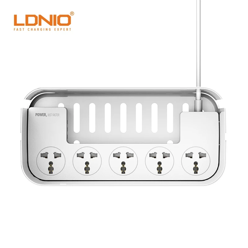 LDNIO SC5309 удлинителей управления Универсальный 5 гнезд комбо с 3 портами (стандарт порт шнуров питания коробка для хранения многофункциональная